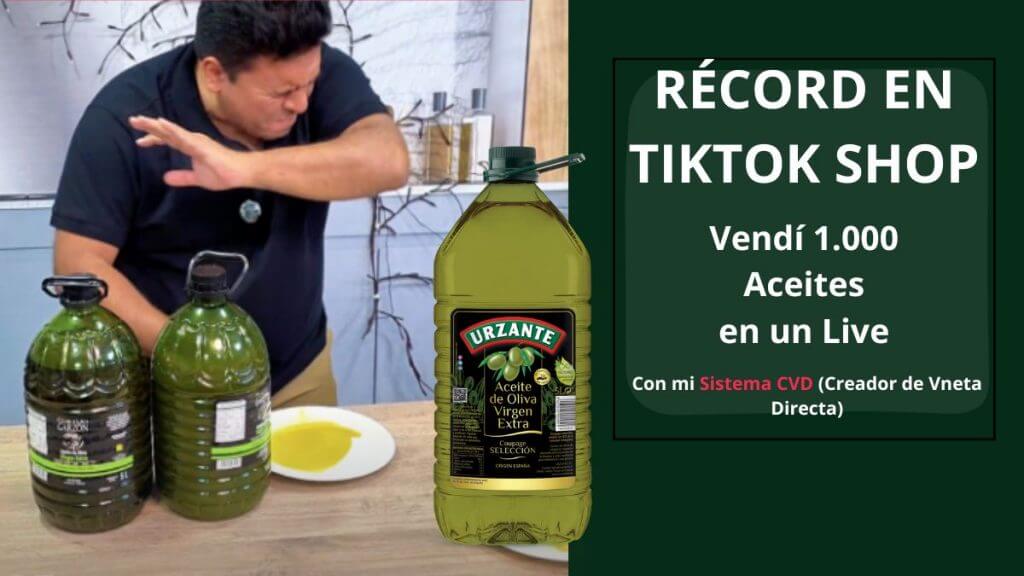 Vendí 1.000 garrafas de aceite en un directo: Así nació mi metodología de Creador de Venta Directa (CVD)