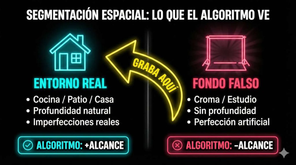 Segmentación Espacial IA TikTok