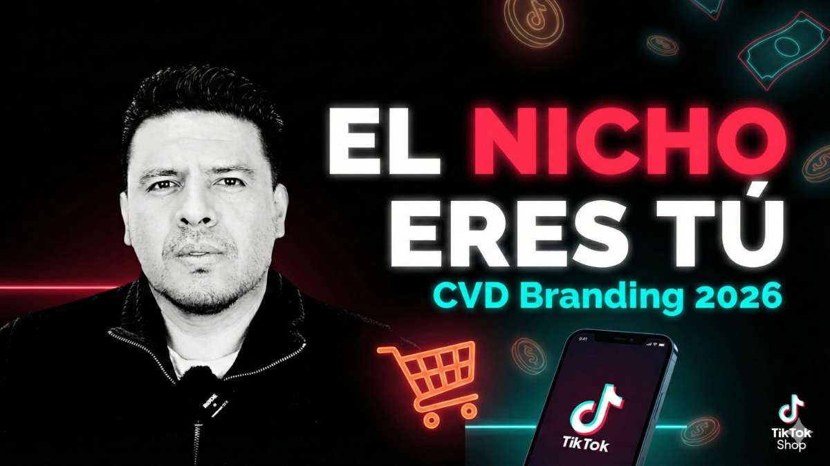 El Nicho Eres Tú sobre CVD Branding 2026 de Posonty para creadores de TikTok Shop que explica por qué la marca personal es más importante que elegir nicho o multinicho - portada