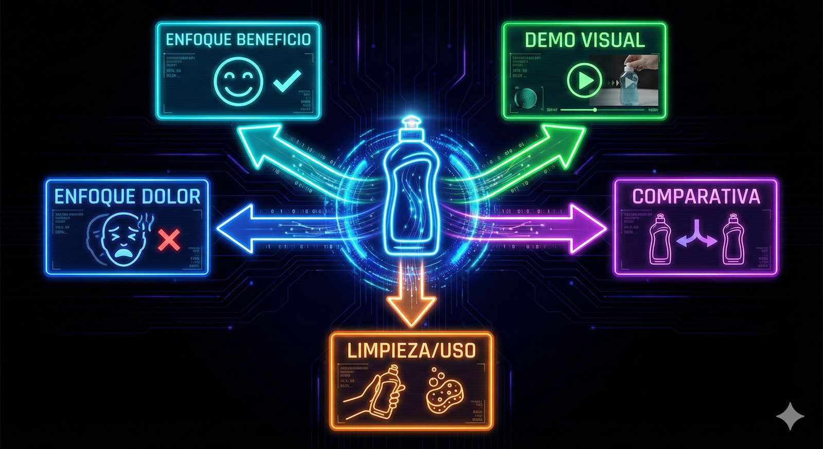 Estrategia de volumen 5 angulos por producto