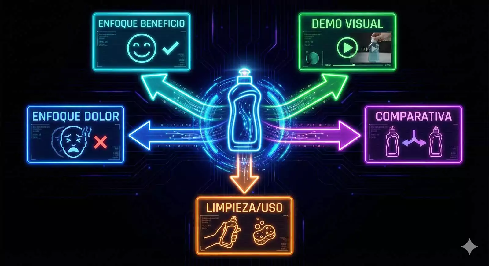 Estrategia de volumen 5 angulos por producto