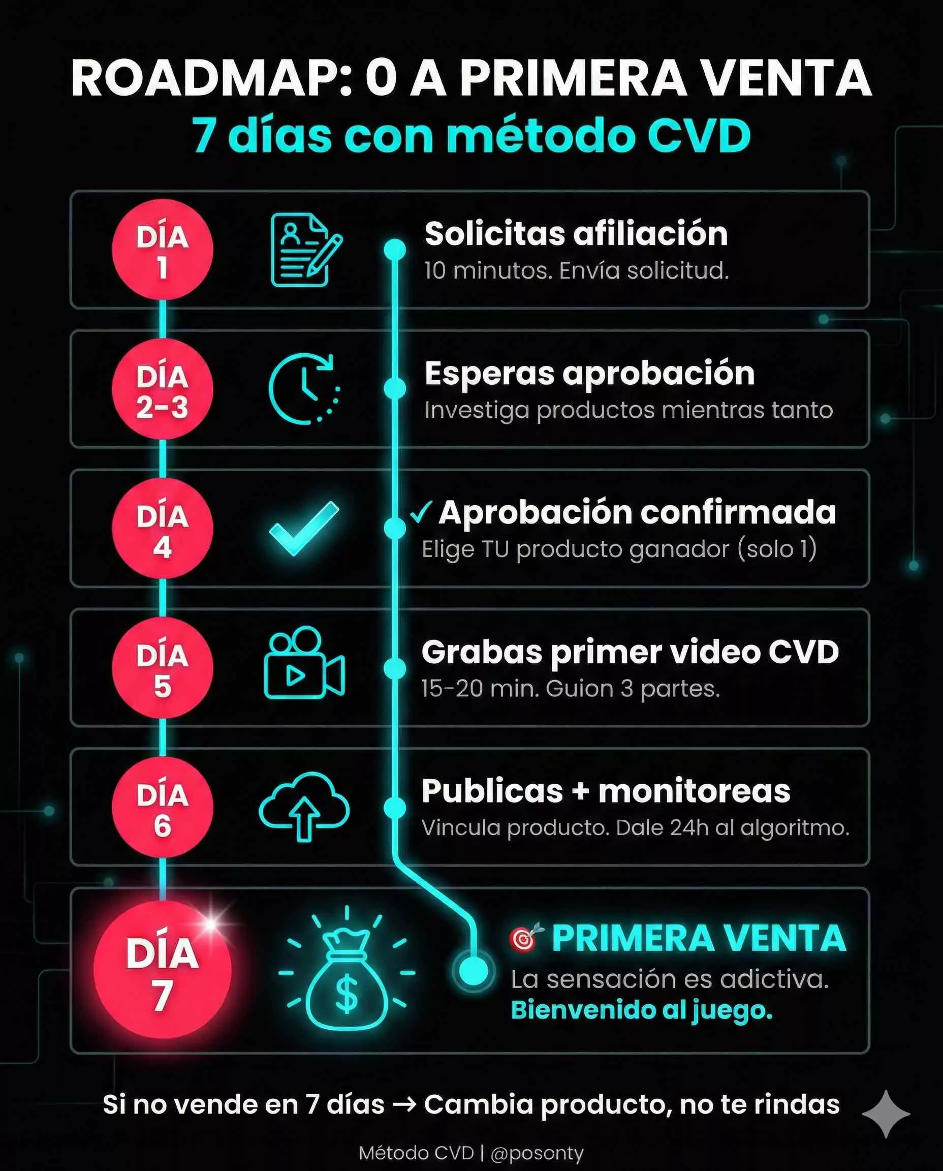 Timeline de 7 días