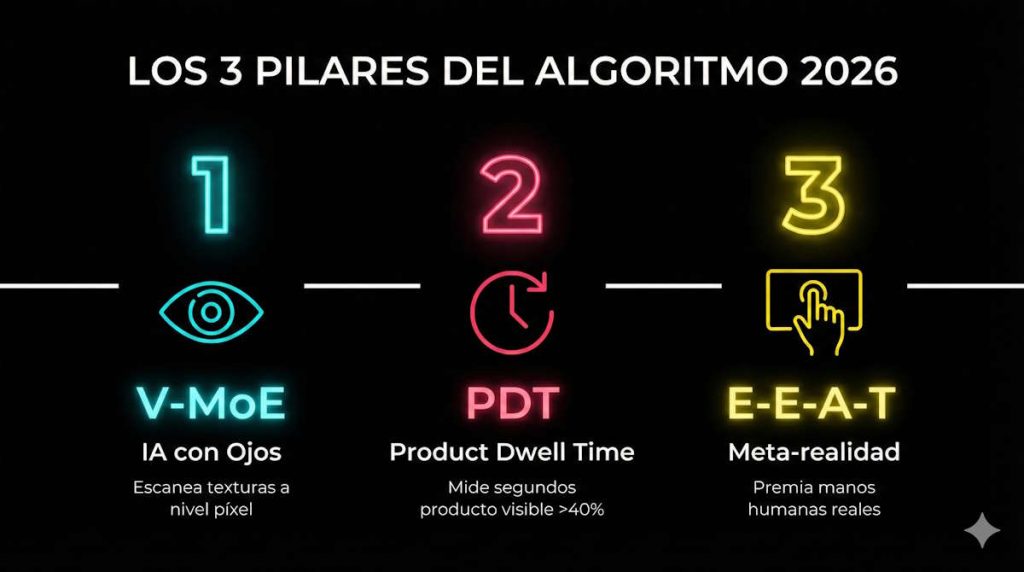 Timeline 3 pilares algoritmo