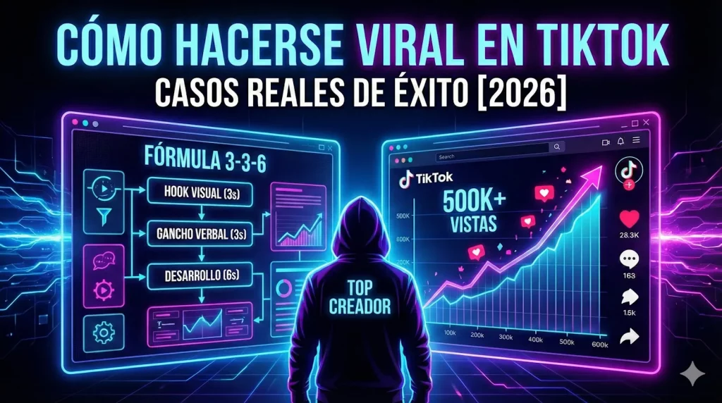 Cómo Hacerse Viral en TikTok (Sin Depender de la Suerte)