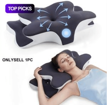 Almohada cervical de doble cara, 1 unidad, Almohada de espuma