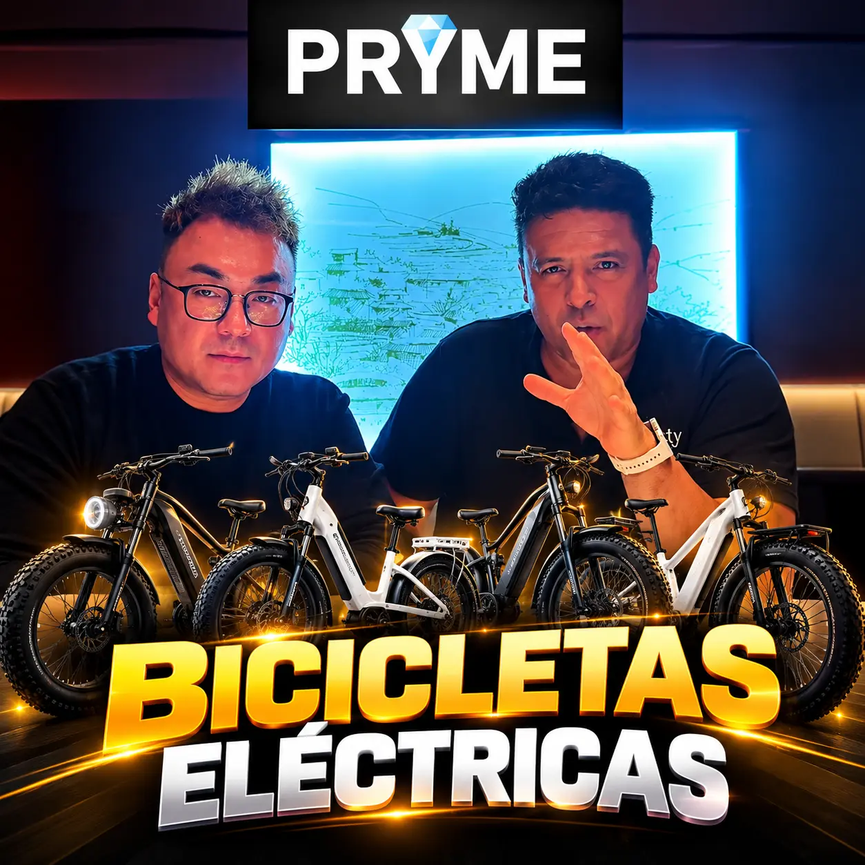 PRYME MCN meeting with an electric bike partner for a TAP campaign